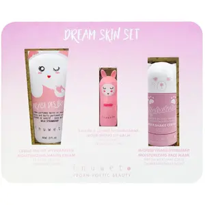 Inuwet - Coffret Dream Rose Crème Mains, Baume À Lèvres & Crème Visage pas cher