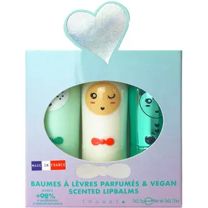 Inuwet - Coffret Trio Seashell Baumes À Lèvres 3 X 3,5 Gr pas cher