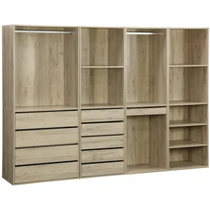 SWEEEK Kit dressing modulable avec 4 éléments. naturel. panneaux stratifiés TUVendu parconforama