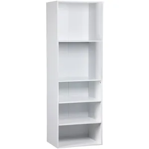 Comparateur de prix : Sweeek - Module dressing avec 5 étagères. blanc. panneaux stratifiés