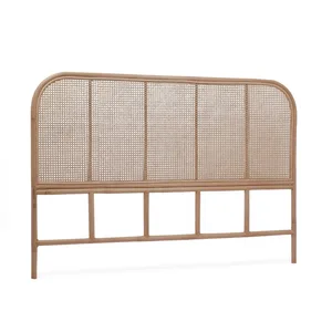 SWEEEK Tête de lit en rotin naturel et cannage. L 160 x P3 x H110cm 160 cm pas cher