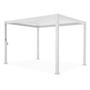 Comparateur de prix : SWEEEK Pergola Bioclimatique blanc   Triomphe   3x4m. aluminium. à lames orientables