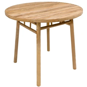 Nordlys Table à manger 4 personnes en bambou D90 pas cher