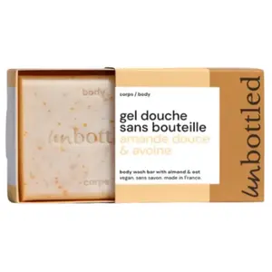 Unbottled Gel Douche Sans Bouteille - Avoine & Amande Douce 110g pas cher
