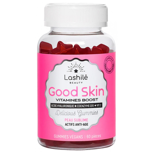Comparateur de prix : Lashilé Beauty Good Skin Vitamines Boost Peau Sublime 60 gummies