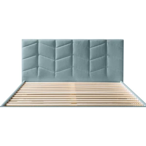 Tête de lit Bobochic Tête de lit belleville 170 Bleu clair pas cher