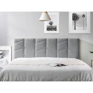 Tête de lit Bobochic Tête de lit belleville 150 Gris clair pas cher