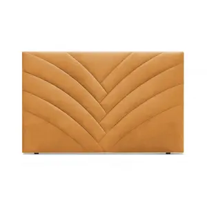 Tête de lit Bobochic Tête de lit velvet 190 Jaune pas cher