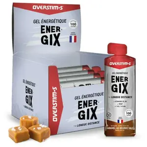 Overstims Boîte De Gels énergétiques Energix Caramel Salé 34g 36 Unité...Vendu parbikeinn