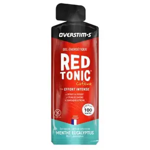 Gel energetique overstims red tonic menthe eucalyptus pack 36 x 34g pas cher