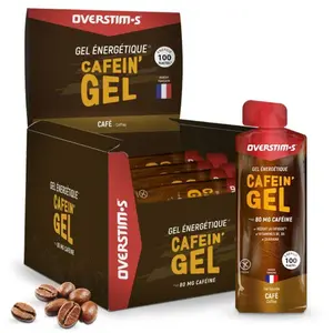 Overstims Boîte De Gels énergétiques Cafein Café 32g 10 Unités One Siz...