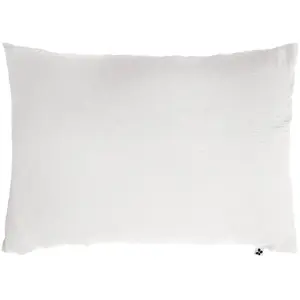 L'EFFET PAPILLON Taie d'oreiller Gaze de coton 50 x 70 cm GAIA coloris Chantilly pas cher
