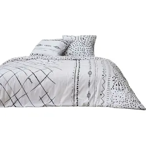 L'EFFET PAPILLON Parure de lit 240x260 cm Coton Ikat pas cher