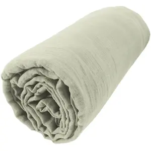 CDaffaires Drap housse bonnet 30 cm double gaze de coton 180 x 200 cm ... pas cher