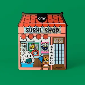 Carnet de coloriage Omy - Sushi shop