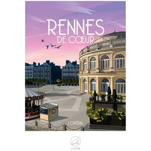 RENNES de Coeur - L'Opéra 1000 Pièces  La Loutre pas cher