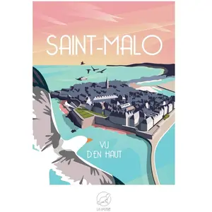 SAINT-MALO vu d'en haut 1000 Pièces La Loutre pas cher