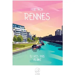 Mais Non RENNES - Tu n'es pas Vilaine 1000 Pièces La Loutre pas cher