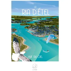 La RIA D'ETEL vue du Ciel 1000 Pièces La Loutre pas cher