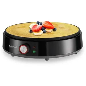 Comparateur de prix : Techwood TCP-176 - Crêpière - Anti adhésif ILAG - 30 cm - Puissance : 1200W