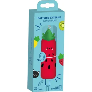 Comparateur de prix : Batterie externe Yello koko Powerbank 4800 mAh Fraise Rouge