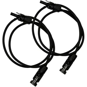 Lot de 2 Rallonges Câble Solaire Staubli MC4 M/F 1m   4mm²   Étanches ...Vendu parcdiscount