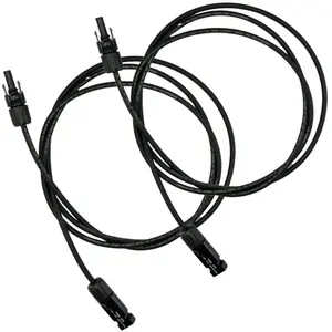 Lot de 2 Rallonges Câble Solaire Staubli MC4 M/F 2m   4mm²   Étanches ...Vendu parcdiscount