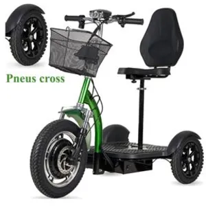 TRIBO 500 Trottinette électrique 3 roues stable pour séniors et PMR st...Vendu parcdiscount
