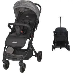 Comparateur de prix : NANIA - Poussette compacte - MYLA - 4 roues - Noir