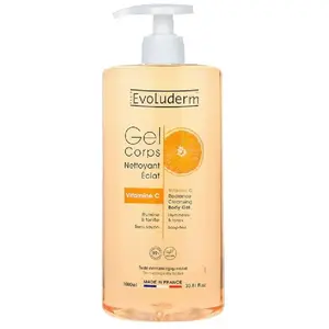 Evoluderm - Éclat Vitamine C Gel douche 1000 ml unisex pas cher