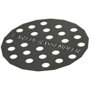 Plaque foyère acier pour brasero 78/88cm Oyat pas cher
