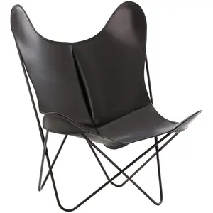 AIRBORNE - Fauteuil AA - Noir - Cuir buffalo - Designer Antonio BonetVendu parmade-in-design