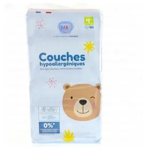 Comparateur de prix : PharmaBaby Couches hypoallégernique T4+ - 44 couches