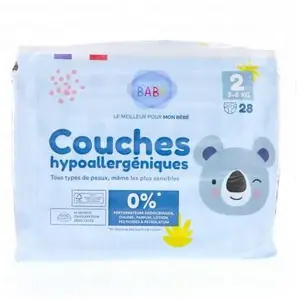 Comparateur de prix : Pharmababy Couches hypoallergéniques T2 x28