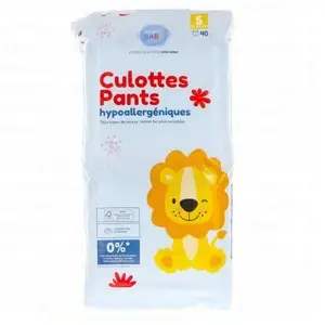 Comparateur de prix : PharmaBaby Couches pants hypoallergéniques T5 - x40