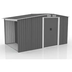 Comparateur de prix : CONCEPT USINE VOSGES - Abri de jardin 6.87m2 avec abri bûches
