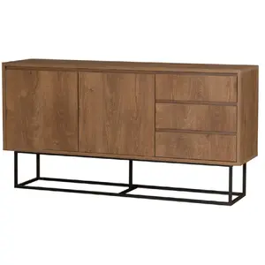 Comparateur de prix : Concept-Usine Sabinov - Buffet En Bois 2 Portes Et 3 Tiroirs 140 Cm