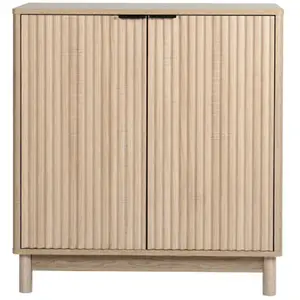 Concept-Usine Buffet En Bois Avec 2 Portes Et 2 Niches Scandi pas cher