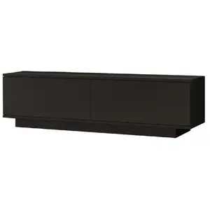 Concept-usine - meli - Meuble tv design noir 140cm pas cher