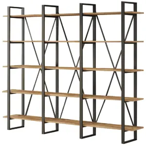 Comparateur de prix : Meuble à étagères bois et métal ASTORIA , Concept Usine TU