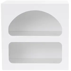 Concept-Usine Amal - Table De Chevet Avec Niches Blanc pas cher