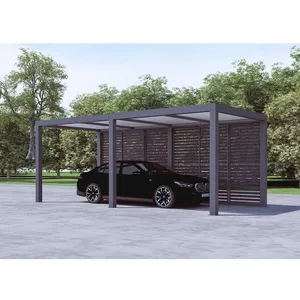 Carport ou pergola double aluminium autoportée 600x360  Vendu parauchan