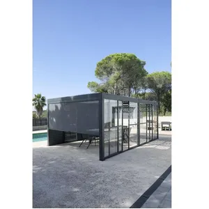 1 Persienne coulissante aluminium 922 mm pour pergola 300 cm  Vendu parauchan