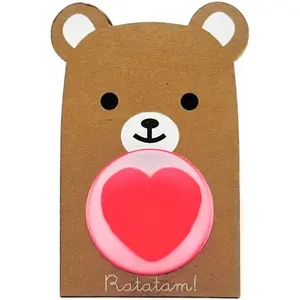 Ratatam Balle rebondissante Ourson Rose pas cher