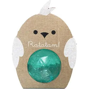 Ratatam! Ratatam ! - Balle Rebondissante Facettes Oiseau Vert pas cher