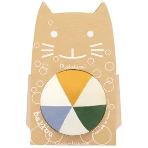 Ratatam Balle en coton Moutarde (10 cm) pas cher