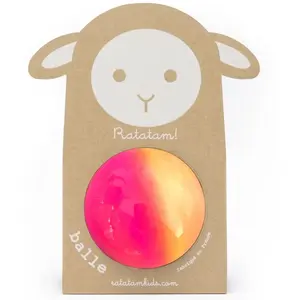 Ratatam Ballon gum Rose et Orange (10 cm) pas cher