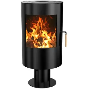 Comparateur de prix : Sannover - Poêle à Bois Oscar avec Pied 8,2 kW