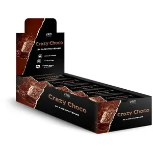 Comparateur de prix : Barres protéinées Yam Nutrition - Crazy Bar - Chocolate Boite de 18