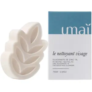 Nettoyant visage solide ultra-doux bio - UMAÏ - Peau grasse pas cher